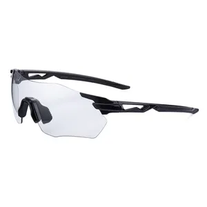 Men UV Protection Photochromic Running Cycling Glasses Custom PC Lens Sports Eyewear TR90 Football Sports Sunglasses