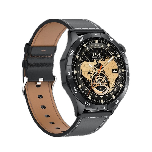 HK4 Amoled 1.43inch Smart Watch Luxury Business Sports Watch Waterproof Bracelet Wearable Devices Silicone Strap Smartwatch Man