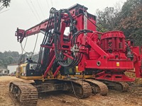 Foreuse rotative sur chenilles SANY SR205 d'occasion 205 kNm avec pompe, garantie 1 an, pièces de rechange incluses