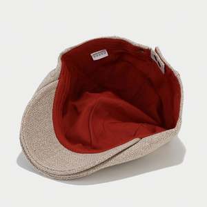 Wholesale Spring <b>Summer</b> Literary Retro Casual <b>Flat</b> <b>Caps</b> New Light Plate Beret for Women Fashionable Ivy <b>Cap</b> for Men - Product Image 3