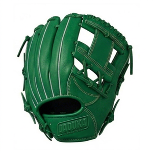 Gant de baseball A2000 en cuir vert, modèle H-Web, pour droitier, pour outfield, avec fermeture auto-agrippante sur tout le doigt - Product Image 1