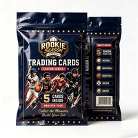 Sachet personnalisé thermoscellable métallisé pour cartes de sport et TCG