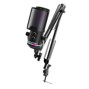 Usb có dây M16 <span class=keywords><strong>microphone</strong></span> cho chơi game Studio RGB Máy tính để bàn condenser có thể điều chỉnh đứng rất Hoan Nghênh trong CN - Product Image 3