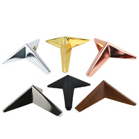 WINSTAR Modern Triangle Möbel Eisen beine Golden Cabinet Sofa Legs
