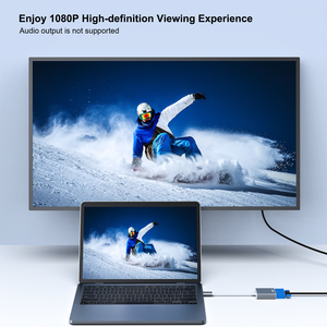 사용자 정의 벼락 <span class=keywords><strong>3</strong></span>/4 VGA 어댑터 Type-C USB C 컴퓨터 사용을 위한 알루미늄 사각 케이스 - Product Image 6