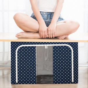 High Quality Custom Foldable Closet Organizer PP Cotton <b>Linen</b> Fabric <b>Storage</b> <b>Box</b> for Household Use for Wardrobe & Food Packaging - Product Image 2