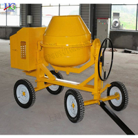 Machine à béton haute performance, mélangeurs de ciment diesel, 350l, portable, petit mélangeur de béton diesel