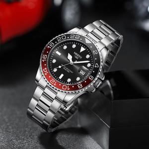 Drioshipping Logo personnalisable quantité minimale de commande bas Montres à quartz pour hommes avec design classique Bracelet de luxe en acier inoxydable Cadran en verre avec fenêtre - Product Image 6