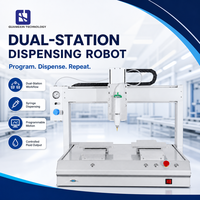 Robot de distribution motorisé contrôlé Guangxin, distributeur automatique d'adhésif pour ligne de production SMT, revêtement de circuits imprimés