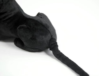Usine En Gros Simulation Panthère Animal Jouets Pour Enfants Noir Léopard En Peluche Jouet