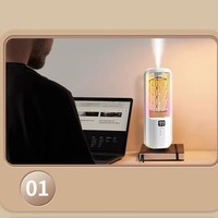Difusor de Aromas Ultrasónico Recargable de 5 Ajustes con Pantalla, Pulverización Automática, Compacto, de Pared, para Aceites Esenciales