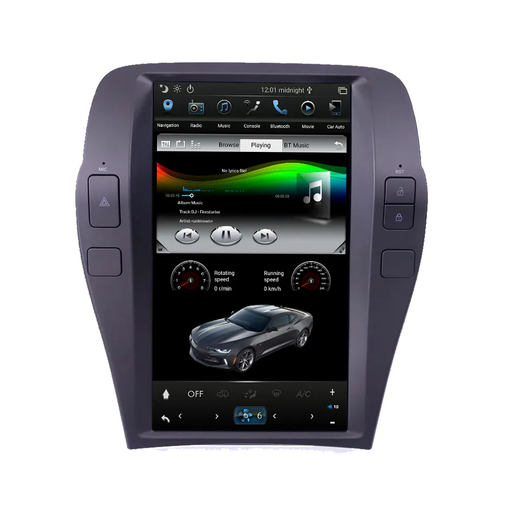 Écran Tesla Android 11 256G pour Chevrolet Camaro 2010-2015 voiture GPS Navigation véhicule lecteur multimédia Radio magnétophone