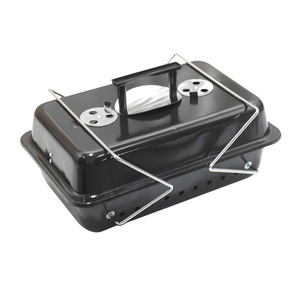 Ke Yong Portable Barbecue Grill Thickened Enamel Charcoal Brazier Folding Outdoor BBQ Grill 3-5 People Use - Product Image 2