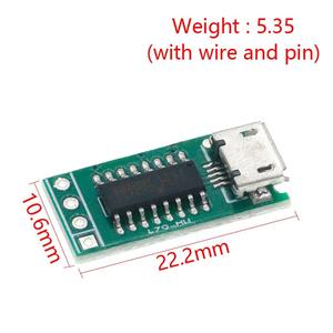 Módulo CH340C <span class=keywords><strong>Micro</strong></span> <span class=keywords><strong>USB</strong></span> a Puerto Serie TTL, Módulo de Descarga ISP de <span class=keywords><strong>5V</strong></span> 3.3V <span class=keywords><strong>500ma</strong></span>, Reemplaza CH340G CH340T para STM32 51 con Cable DuPont - Product Image 3