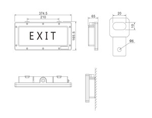 Explosieveilige Hoge Efficiëntie Led Aangepaste Opties Oppervlak Patroon Wandmontage 3W 220vac/24-36vdc Uitgangslicht - Product Image 5
