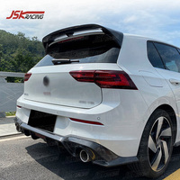 Diffuseur arrière en fibre de carbone style JSK pour VW Golf 8 GTI 2021