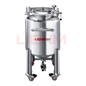 500l movable stainless steel chemical storage equipment oil and hot water storage tank