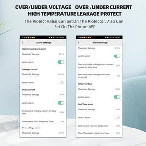 Tuya WiFi Smart 2P 100A Medidor de potencia de energía bidireccional 100% Relé protector de voltaje a prueba de fugas con interruptor de temporizador de vida inteligente - Product Image 2