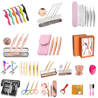 Kit professionnel de coupe-ongles en acier inoxydable 7 en 1, ensemble de manucure et de pédicure, 18 pièces, portable et durable