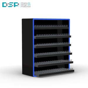 DSP Vietnam factory Custom Lockable Metal Security Anti Theft Cigarette Cabinet Floor Stand Cigarette Display With Led Light - Product Image 6
