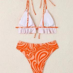 Thiết Kế Uv50 + Tắm Phù Hợp Với Bán Buôn Tùy Chỉnh In Hawaii Tùy Chỉnh Logo Sexy Nhanh Chóng Làm Khô Tắm Phù Hợp Với - Product Image 6