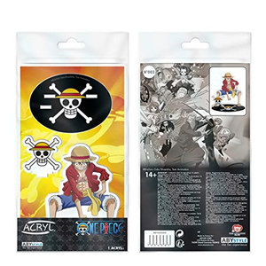 Figurine en acrylique OEM/ODM One Piece Luffy D Monkey, modèle de support en acrylique 3,5 cm, accessoires de bureau Anime <span class=keywords><strong>Manga</strong></span> - Product Image 2