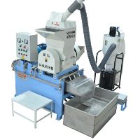 SHINHO Neue Mini-Schrottgranulator-Ausrüstung anlage Verwenden Sie ein automatisches Aluminium-Kupferkabel-Drahtabscheider-Motor brecher lager