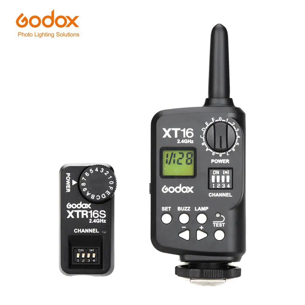 Godox XT-16 XTR-16S Radio Sans Fil Contrôlée Par Déclencheur Flash Émetteur et Récepteur pour Godox Ving V850 V860C V860N Speedlite