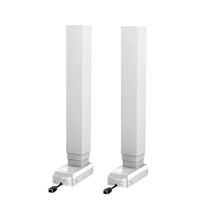 Pieds <span class=keywords><strong>de</strong></span> table <span class=keywords><strong>de</strong></span> bureau assis-debout à double moteur, colonnes télescopiques à 3 niveaux, réglage électrique <span class=keywords><strong>de</strong></span> la hauteur - Product Image 3