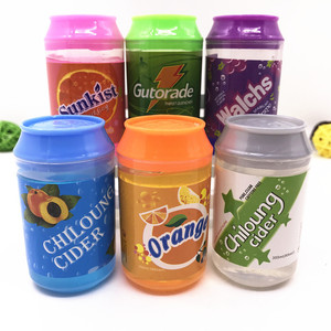Juguetes Educativos de Slime 2020, Producto Infantil, Barril de Slime Colorido con Aroma, Charms de Cristal, Slime en Lata de Refresco - Product Image 1