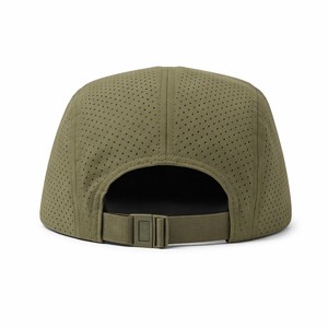 Wholesale Custom Logo Embossed 5 Panel Faux Suede Mesh Outdoor Luxury <b>Vintage</b> <b>Cap</b> Manufacturer - Product Image 5
