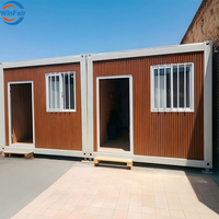 Maison préfabriquée pliable WinFair à un étage, conteneur préfabriqué de 20 pieds en Croatie pour logement étudiant / dortoir