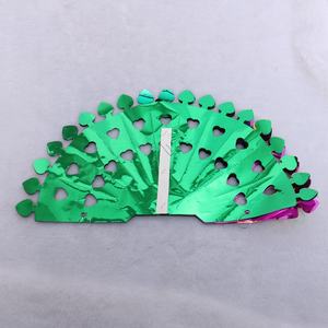 Großhandel 30cm <span class=keywords><strong>PET</strong></span> Weihnachts dekoration Hochzeit und Party hängende Folie Blumen dekoration - Product Image 6