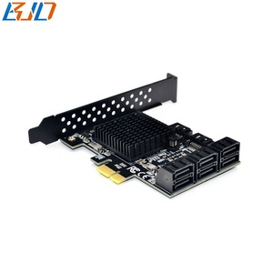 Bán buôn 8 SATA 3.0 7pin kết nối để <span class=keywords><strong>PCI</strong></span> <span class=keywords><strong>EXPRESS</strong></span> 1X <span class=keywords><strong>PCI</strong></span>-E <span class=keywords><strong>X1</strong></span> HDD mở rộng điều khiển bộ chuyển đổi thẻ cho ổ đĩa cứng - Product Image 4