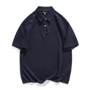 Polo unisexe d'été à manches courtes décontracté 100 % coton style sportif avec col à revers, motif uni, impression numérique, vente en gros - Product Image 3