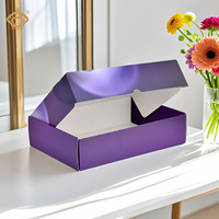 Emballage cadeau exclusif Boîte d'avion artistique de qualité supérieure Construction en papier rigide surélevée UV Conception personnalisée de luxe faite à la main à faible quantité minimale de commande