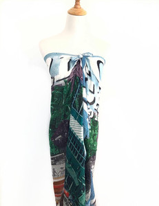 Prezzo <span class=keywords><strong>di</strong></span> fabbrica USA Hawaii Design personalizzato stampa 100% Rayon spiaggia pareo pareo per le vacanze estive in viaggio - Product Image 1