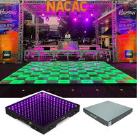 Bestseller LED Transparenter Abyss-Spiegel 3D Induktions-Bodenleuchte Bar Bühne Event Vollfarbige Leuchtende Externe Steuerung Fliesenleuchte