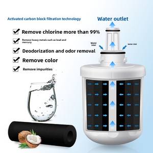 <span class=keywords><strong>Cartouche</strong></span> de filtre à eau pour réfrigérateur Yuan Da Health, charbon actif de coque de noix de coco, modèle RWF1100A, compatible avec les réfrigérateurs - Product Image 3