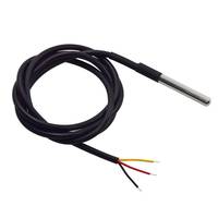 Sensor Suhu Air DS18B20 Seri DS18B20 Tahan Air Sepenuhnya IP67 Berisolasi PVC