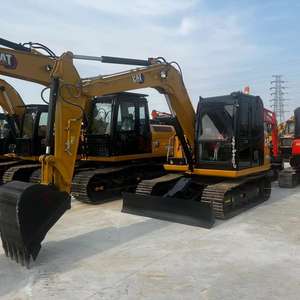 Mini-excavatrice d'occasion 307, poids opérationnel 7 tonnes, capacité de la benne 0,35 m³, certifiée CE/EPa, excavatrice d'occasion chinoise - Product Image 1