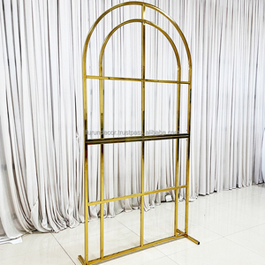 FURUN Metal Stainless Steel Window <b>Arch</b> Background Frame Flower <b>Arch</b> Balloon Bracket Wedding Event Stage <b>Decoration</b> - Product Image 3