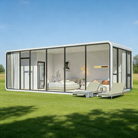 Capsule spatiale futuriste de 40 pieds, démontable et modulaire, pour maison, bureau moderne et commerces, respirante et mobile, garantie 1 an