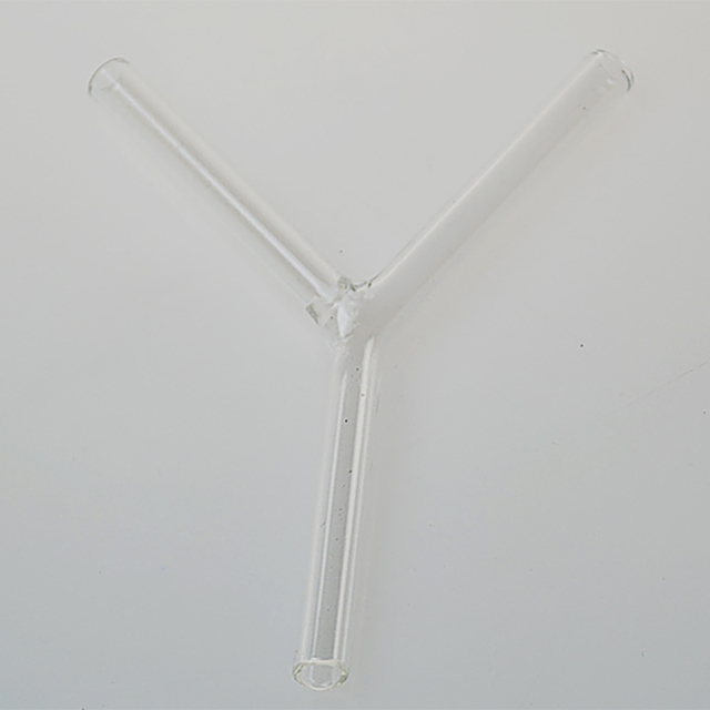 Hot Selling Laboratory Y Shape Borosilicate Glass Connection Tube