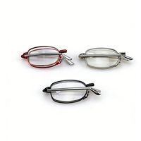 Lunettes de lecture pliables portables |   Lentilles en résine anti-lumière bleue