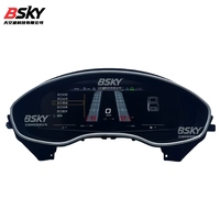 Pour Audi A4 A5 S5 R8 2009-2016 Tableau de bord Compteur de vitesse LCD Affichage numérique