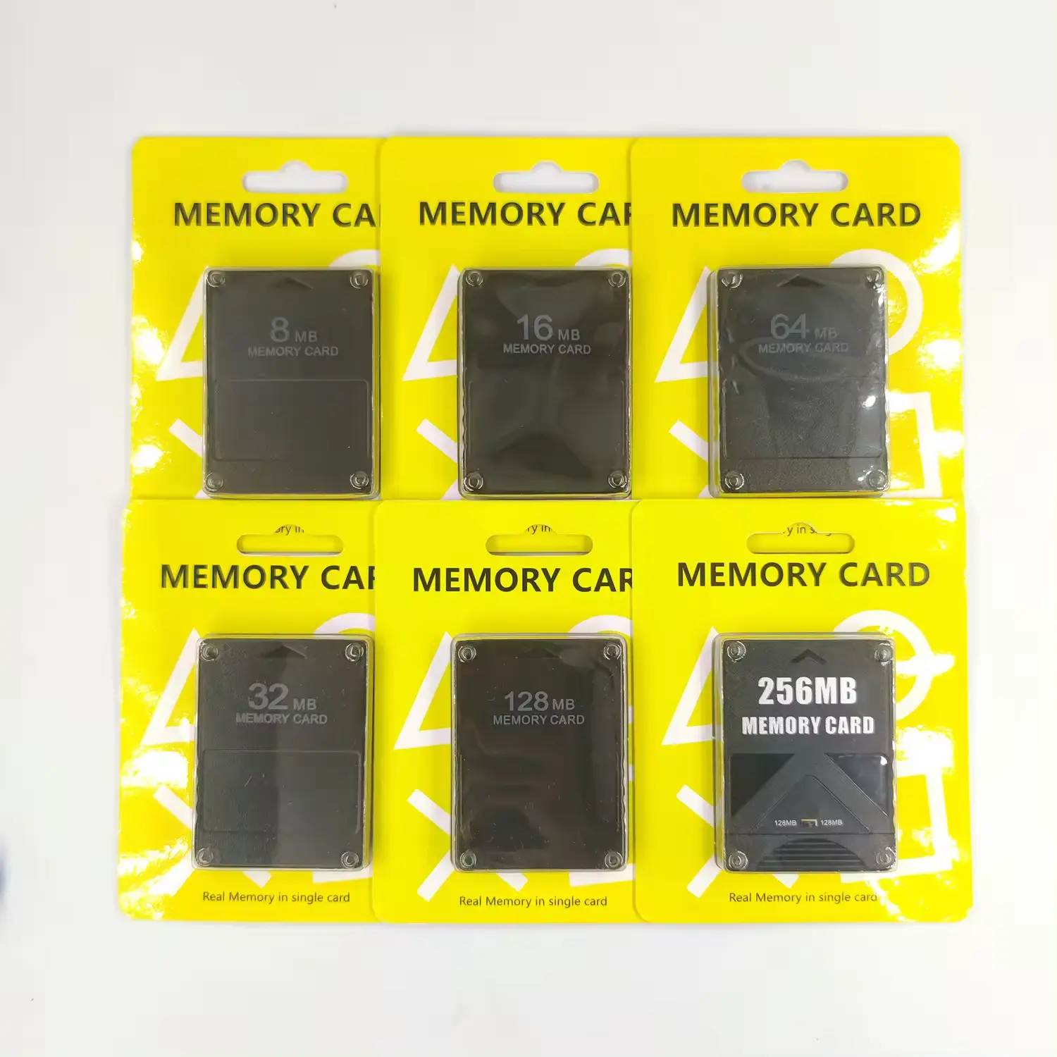 PS2 콘솔 메모리 카드 어댑터 8M 32M 64M 128M 256M NO FMCB 용 새로운 데이터 저장 메모리 카드
