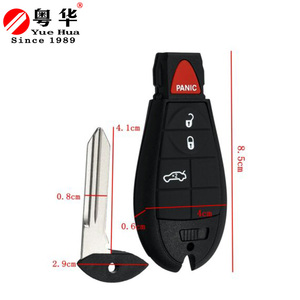 Clé transpondeur BTN, clé vierge, télécommande de voiture sans clé, coque de clé pour <span class=keywords><strong>Dodge</strong></span> Chrysler Challenger <span class=keywords><strong>Charger</strong></span> 300 - Product Image 6
