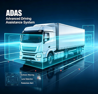 Écran tactile AI de 10,1 pouces pour camion, étanche, pour la gestion de flotte, ADAS, DMS, système d'aide à la marche arrière 4G