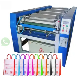 Harga penjualan pabrik 1-6 warna karton bergelombang plastik poli tas cetak tas belanja kotak pizza mesin printer cetak